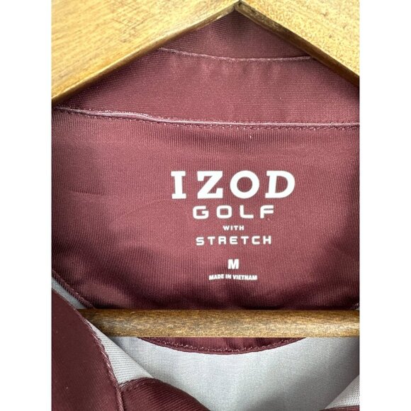 Izod  Golf Men's Stretch Short Sleeve Polo Shirt Size M - Picture 4 of 10